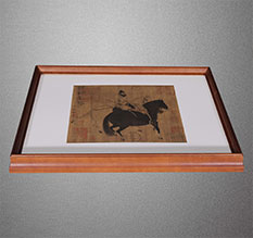 雁峰书画装裱配框服务案例